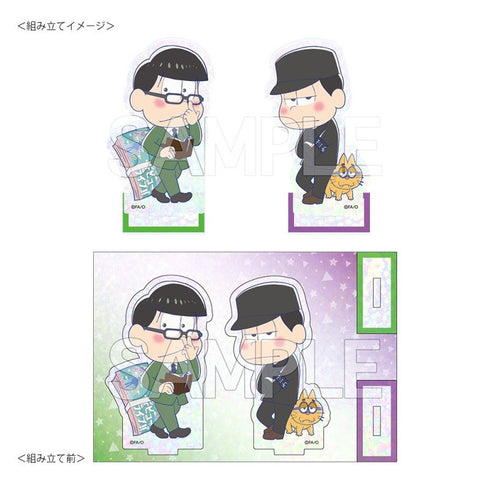 『おそ松さん』ホロアクリルスタンド はたらく6つ子 チョロ松&一松
